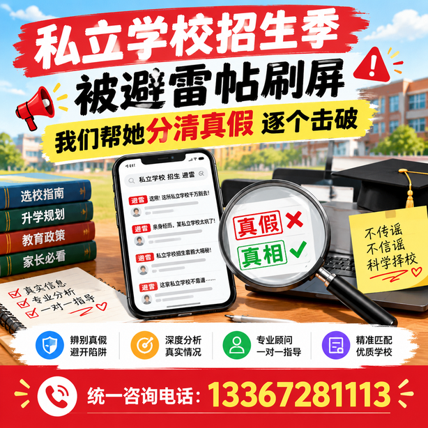 青岛小红书舆情合规处置：私立学校招生季被避雷帖刷屏，我们帮她分清真假逐个击破